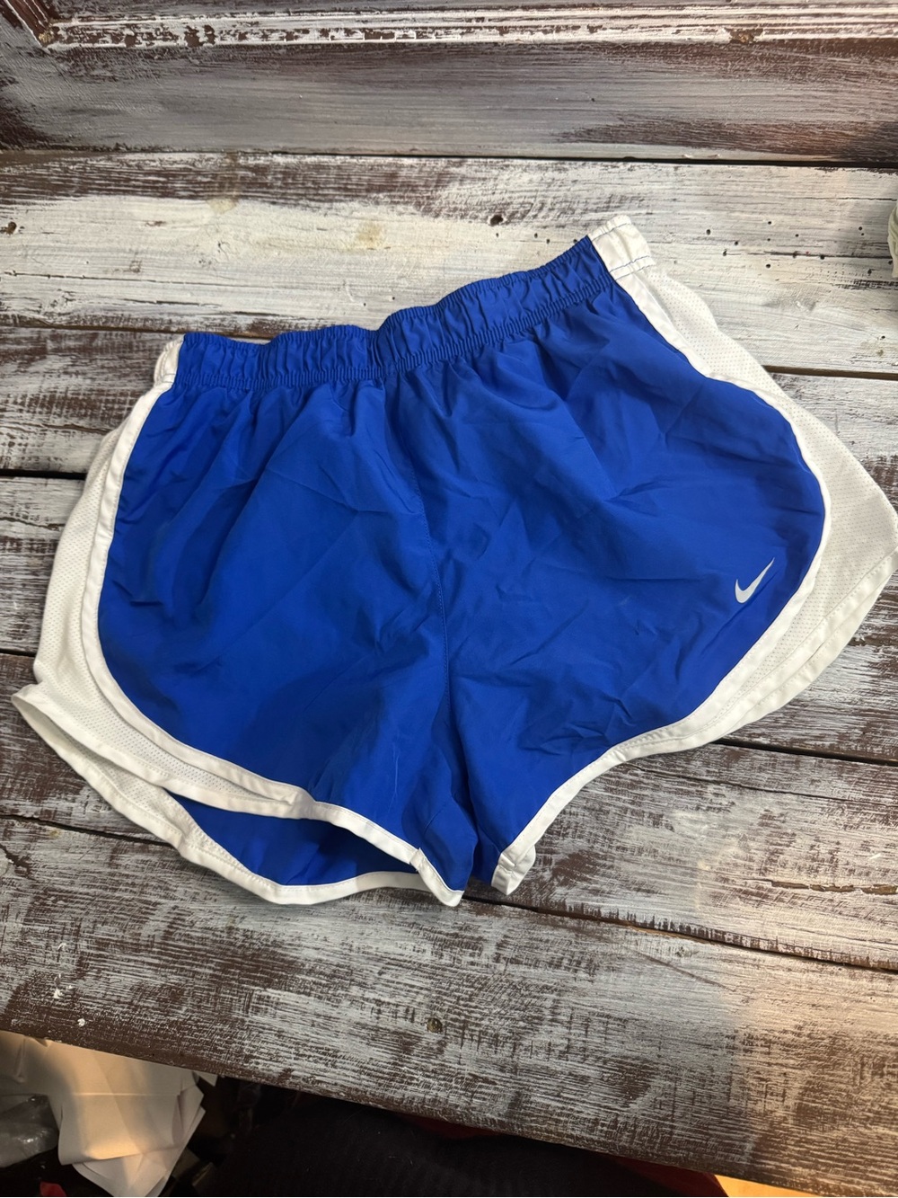 Nike Women’s Royal Blue Athletic Shorts with White Trim